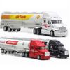 1:Модель-игрушка diecast транспортного средства в масштабе 1:48: Трактор, Седельный тягач с цистерной для топлива, Грузовик с механизмом оттягивания и запуска, Миниатюрная копия со звуком и светом