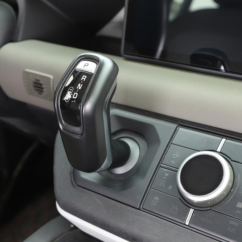 Для Land Rover Defender 90 110 130-2023 ABS матовый черный автомобильный чехол для переключения передач, накладка, наклейка для салона автомобиля
