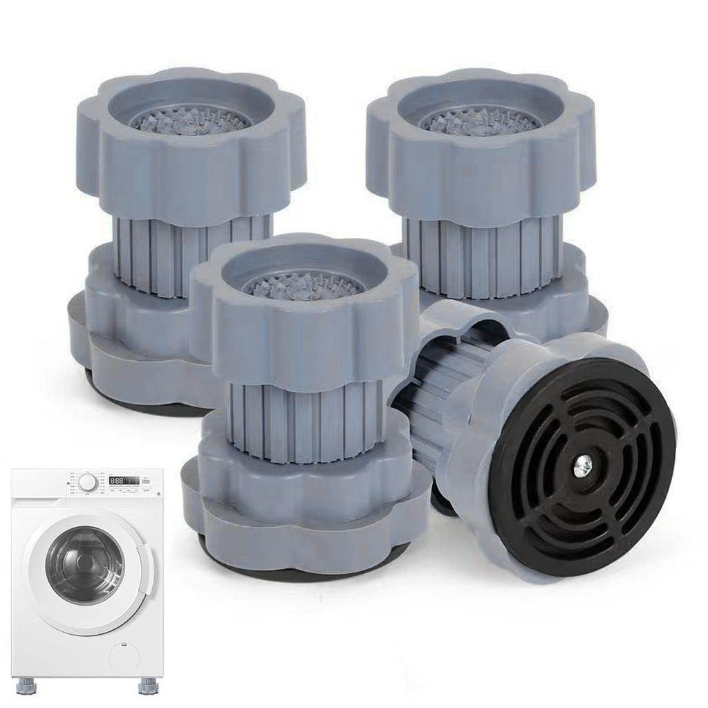 Universal Pad For Washing Machine Base, Vibration Pad For Washing Machine Support Set, Rubber Non Slip Noise Cancelling Foot Mat