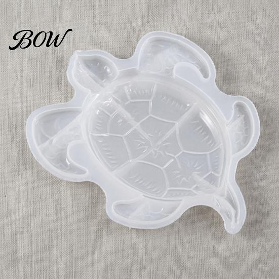 Turtle Shell Silicone Mold Large Sea Resin Mold, 3D for Epoxy Casting, Detailed Marine Sun Pattern Animal Molds Wall Hanging Decoration, Coastal Ocean