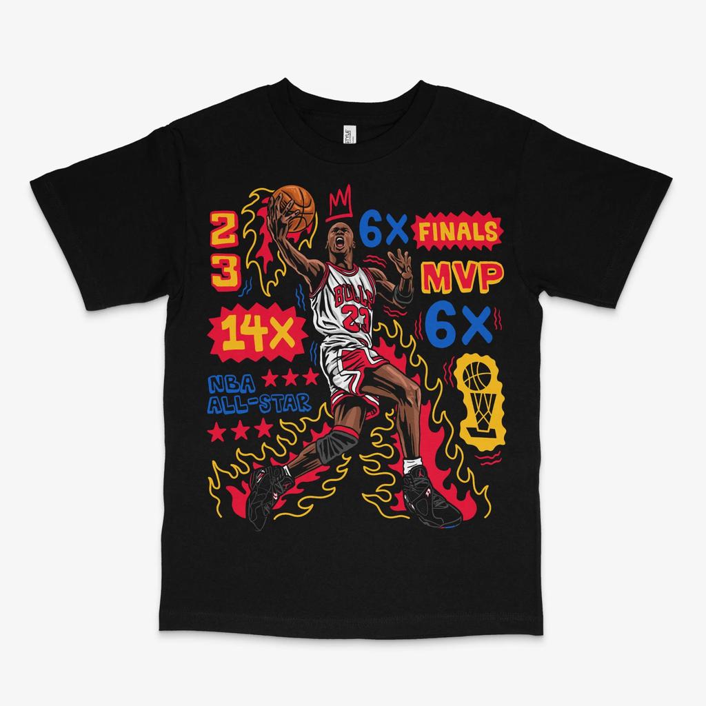 Flair Playoff 8s Black Tee
