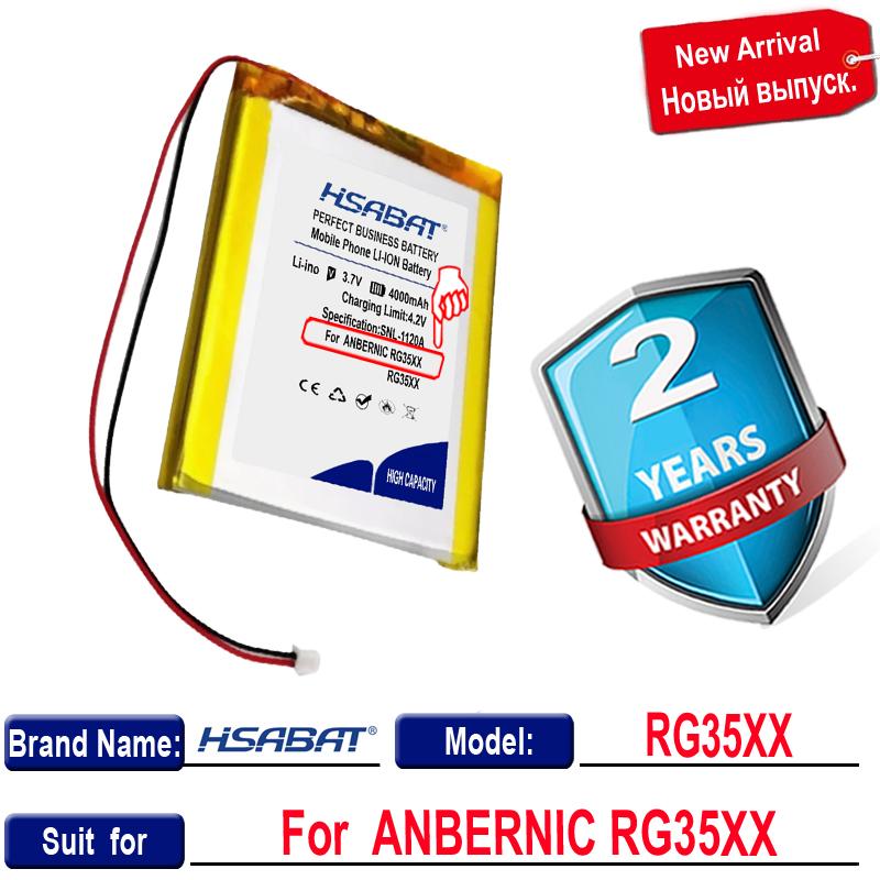 Top Brand 100% New 4000mAh Battery for ANBERNIC RG35XX RG 35XX Plus 754663 Batteries