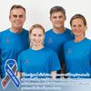 25 Штук Значков-Лацканов Awareness Диабета Тип 1 Предотвращение Диабета Диабетический Серый и Синий Ленточные Значки Для Диабетиков Типа 1 А