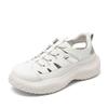 Augustine hollow dad shoes women's spring and autumn 2025 new thick-soled casual Roman sports shoes little white shoes