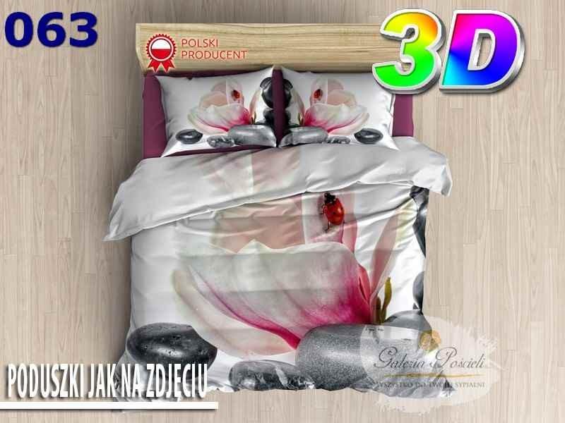 3D cotton satin bedding 160x200cm FLOWER SPA