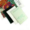 PU Leather Passport Holder with Map Design and Single Edge Sewing