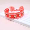 Heart Charm Handcrafted Wristband Handwoven Heart Charm Bracelet Tassel Wristband  Daily Wear