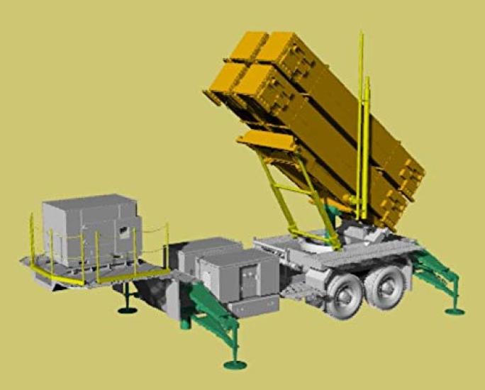 США Patriot Зенитно-ракетный комплекс Смоляной набор 1/144 MIM-104F (ПАК-3)