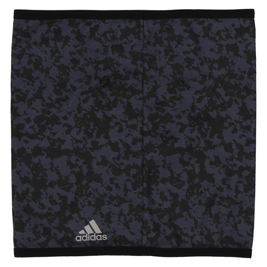 Adidas Neck Warmer with Sweatshirt and Adjustable Snap Camouflage Pattern and Logo Unisex Fleece-Lined Buttons, Print, 66002503,