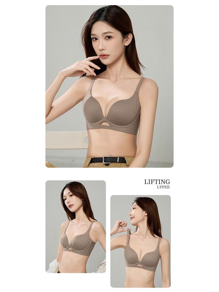 Douyin Seamless Wireless Lift Bra for Women's Smaller Chest