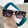Square Small Frame Affordable Luxury Style High-Grade Sunglasses Tiktok Little Red Book Fashion Sunshade Net Red Sunglasses