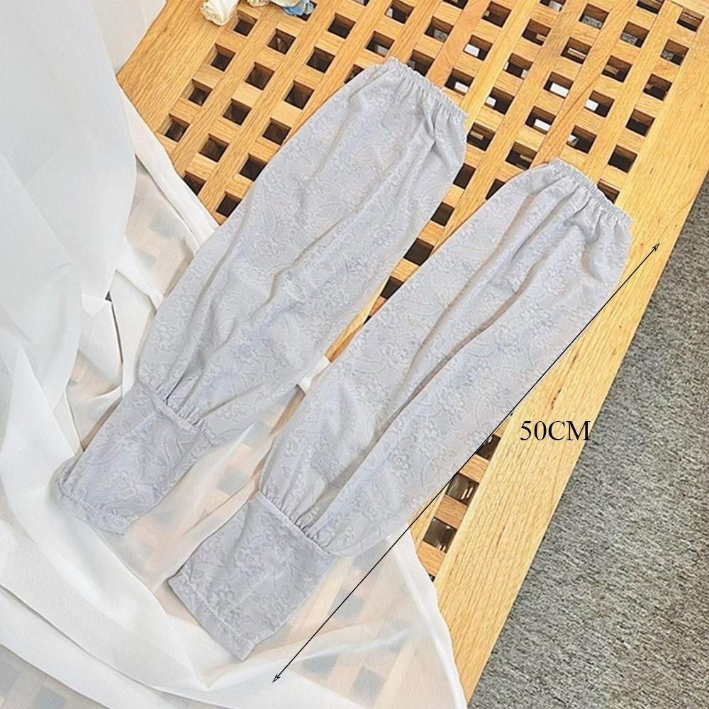 Дышащие рукава из ледяного шелка, защита от УФ-лучей, длинные перчатки из ледяного шелка, модный солнцезащитный рукав, спорт