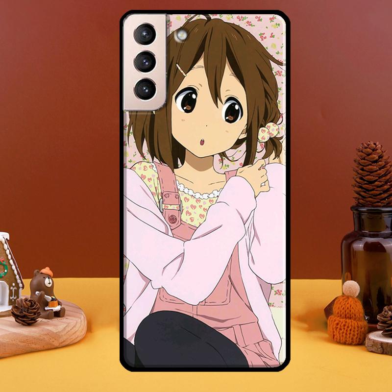 Кей, давай! Чехол Hirasawa Yui для Samsung Galaxy S21 Ultra S20 FE S8 S9 S10 Note 10 Plus Note 20 S22 Ultra Cover