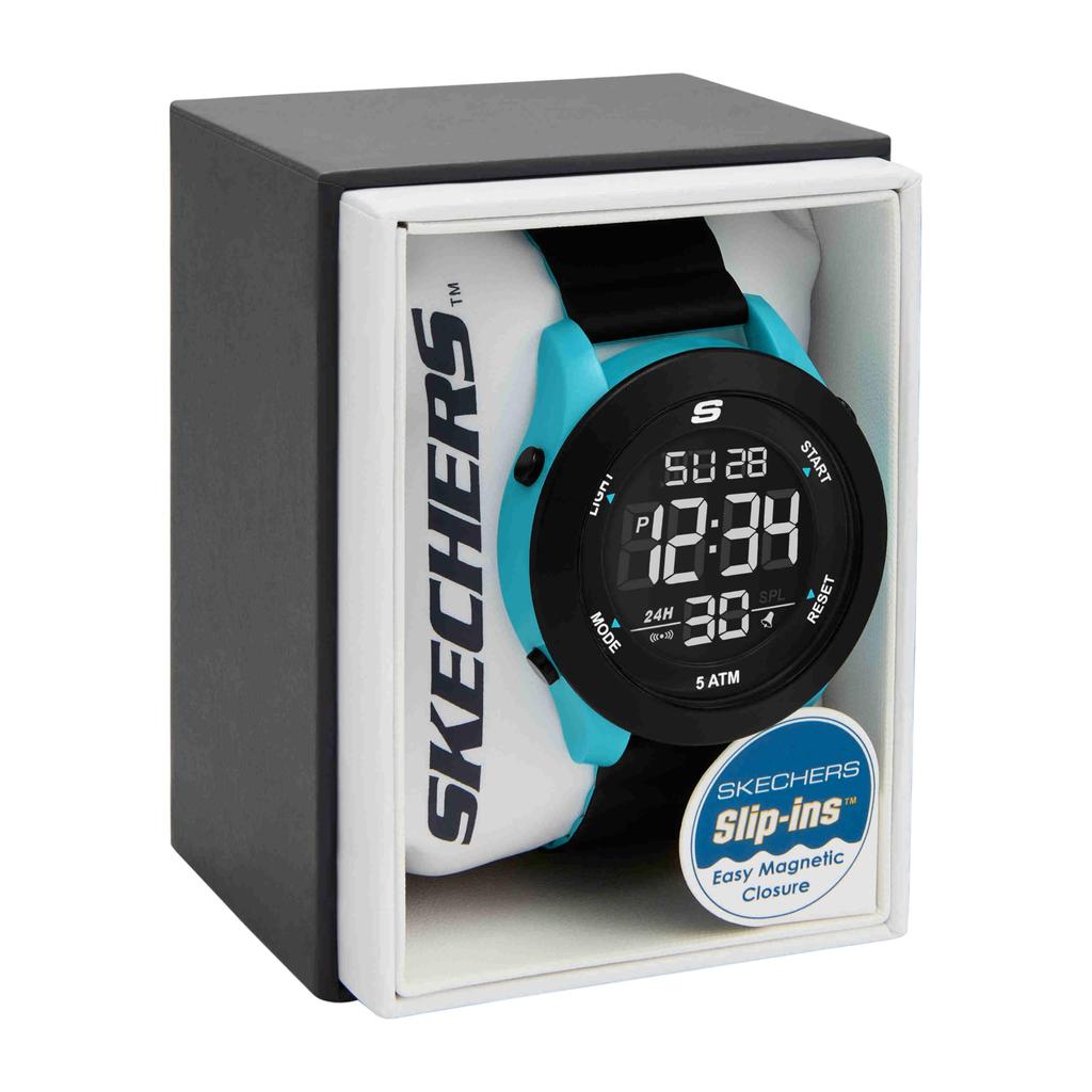 Skechers Мужские часы Rosencrans SR5222 черного цвета,