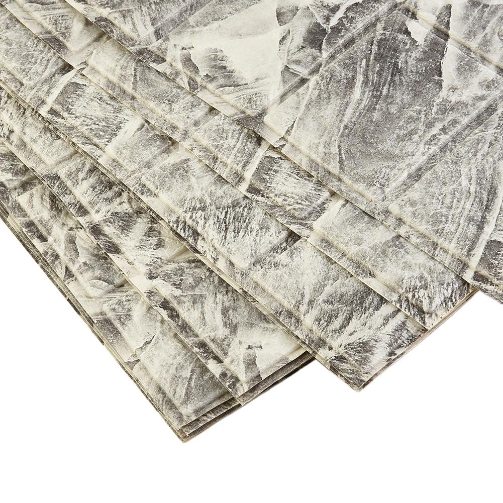 10x Large 3D Tile Brick Wall Sticker Self-adhesive Waterproof Foam Panel Set