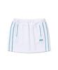 Oioi Collection Piping Track Skirt_White