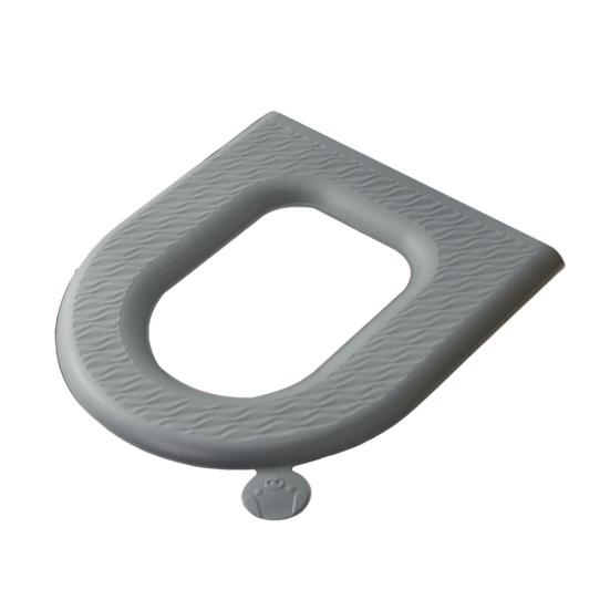 Подушка для сиденья унитаза с мягкой на ощупь поверхностью, водонепроницаемая EVA, портативный коврик для унитаза, моющийся, с ручкой, гигиеничная подушка для сиденья унитаза