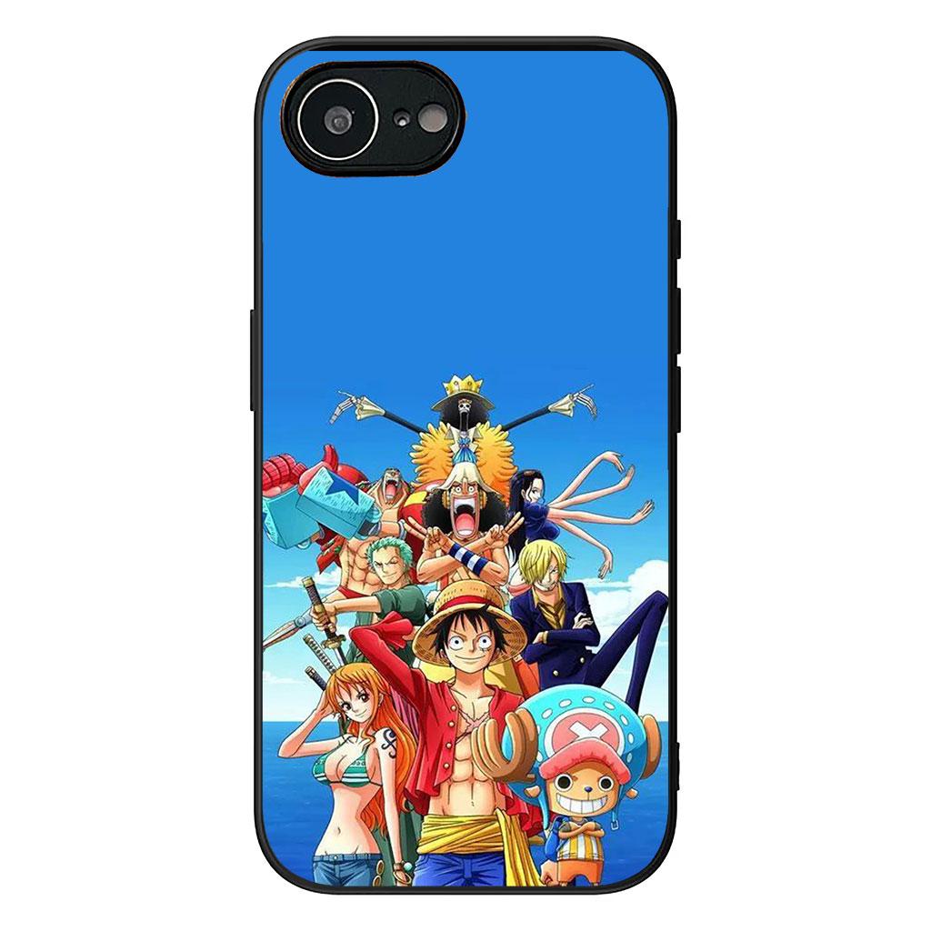 Cover for Samsung Galaxy S25 S24 S22 S23 FE Ultra Plus A56 A05 A06 A15 A16 A55 S7 Edge + Case Luffy One Piece Nami Wallpaper