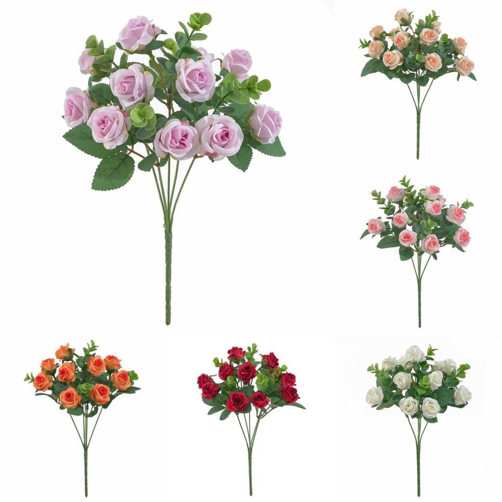 Small Rose Artificial Bouquet For Photography Props House Decoration Fashion