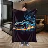 2024 New Car Customized Printed Blanket for Bedroom Sofa Leisure Office Single Wall Tapestry Sofa Blanket Pillow Blanket