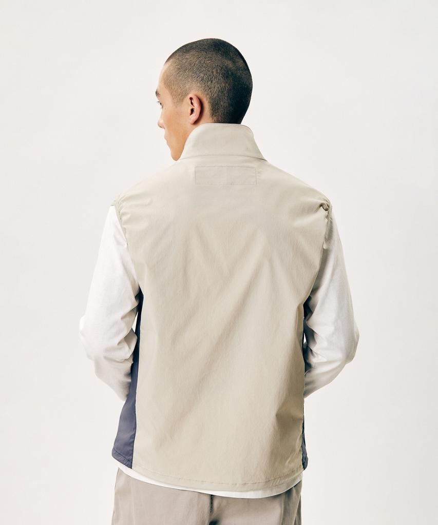 Gramicci Жилет Softshell из нейлона цвета «Каменный серый»