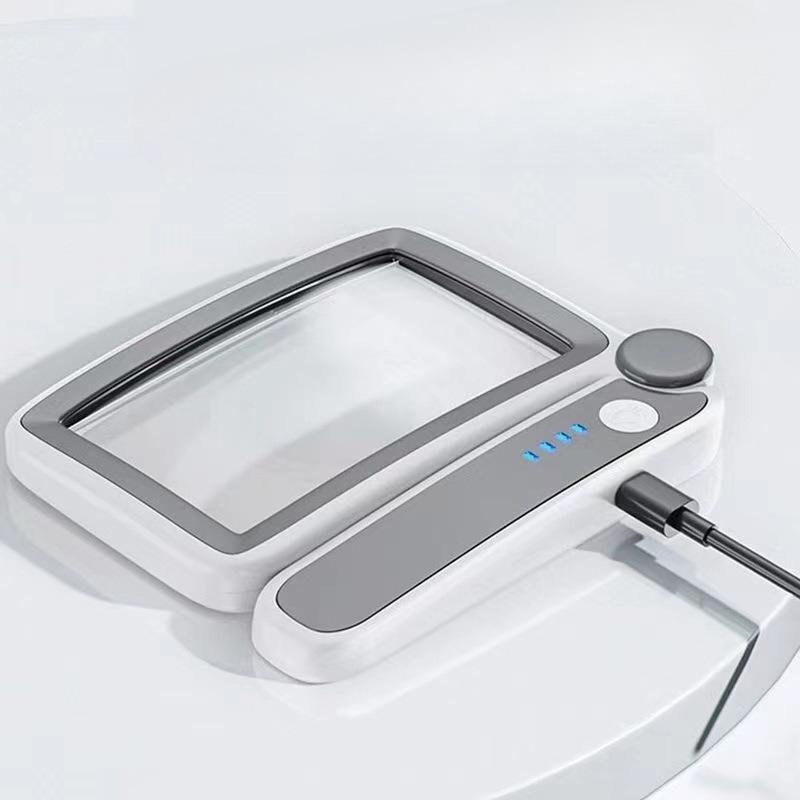 1 шт. Зарядка Высокая мощность Высокое разрешение Ручной Складной Портативный Лупа для чтения для пожилых людей Компоненты для электронного ремонта Мобильный телефон