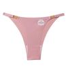 "Ice Silk Seamless Thong Underwear for Women - Pure Cotton, Anti-Low Waist, Large Size"