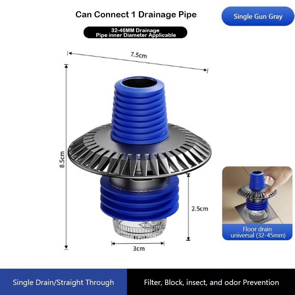 Multi Functional Floor Drain Connector Anti-odor Hose Adapter Washroom Accessories