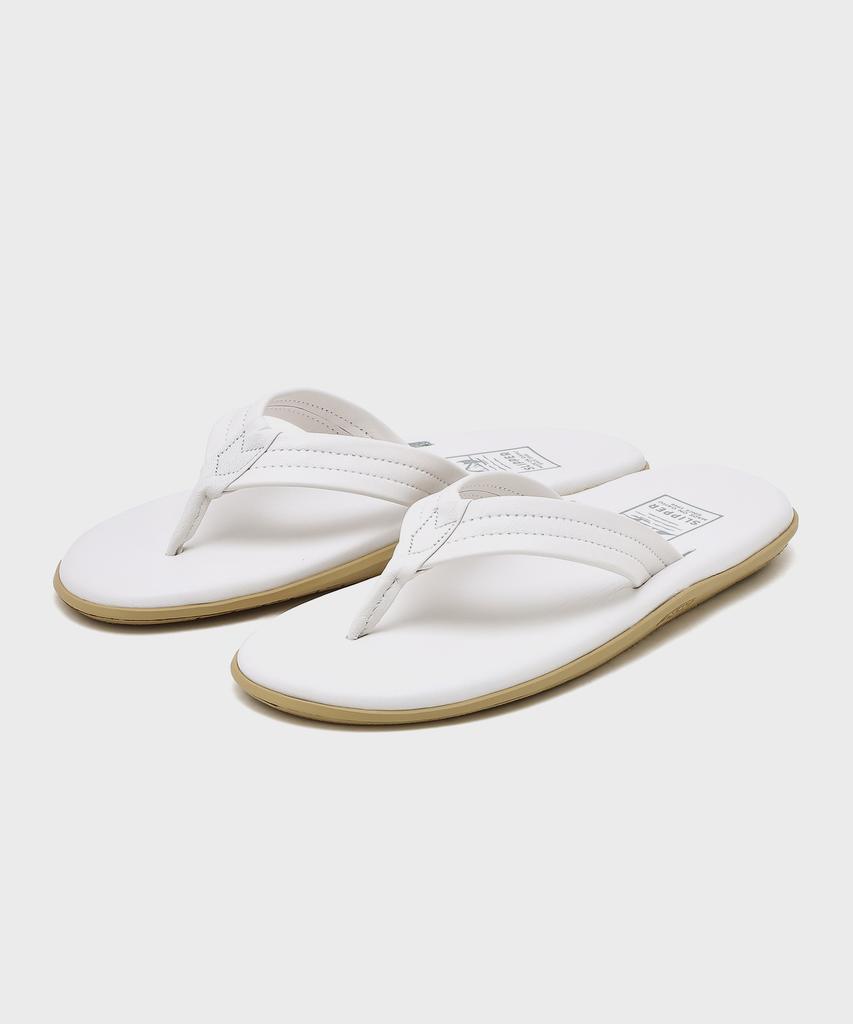 Island Slipper Unisex White Classic Leather Y Slide
