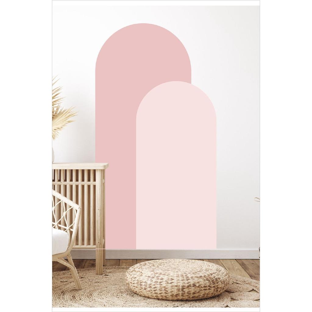 Богемная овальная наклейка на стену