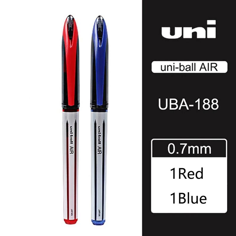 Ручка-роллер UNI Uni-ball UBA188, перо из смолы 0,5/0,7 мм, кисть для каллиграфии, супергладкая, для рукописного текста, подписи, черчения
