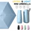 Mini Umbrella Capsule Design Portable Dual-Use Sunny & Rainy Mode Rainproof Sun Protection Outdoor Travel Parasol Umbrella