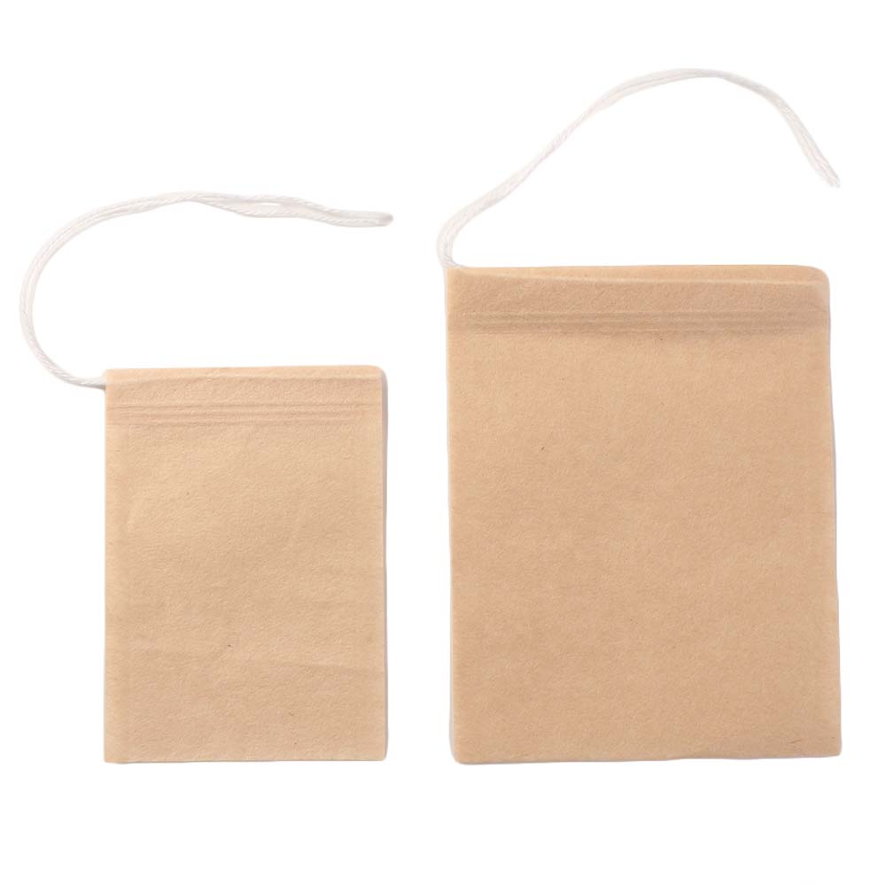 100 pieces/set Multi Functional Filter Paper Tea Bag Empty Tea Filter Bags Sachet Making