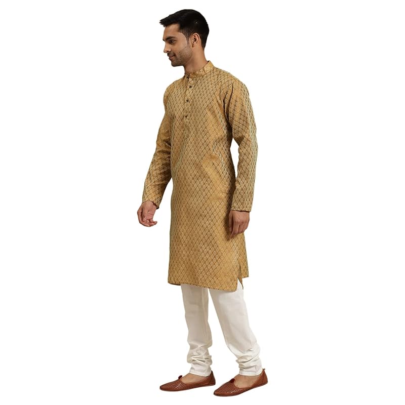 SOJANYA (Since Men' Cotton Blend Printed Only Long Kurta