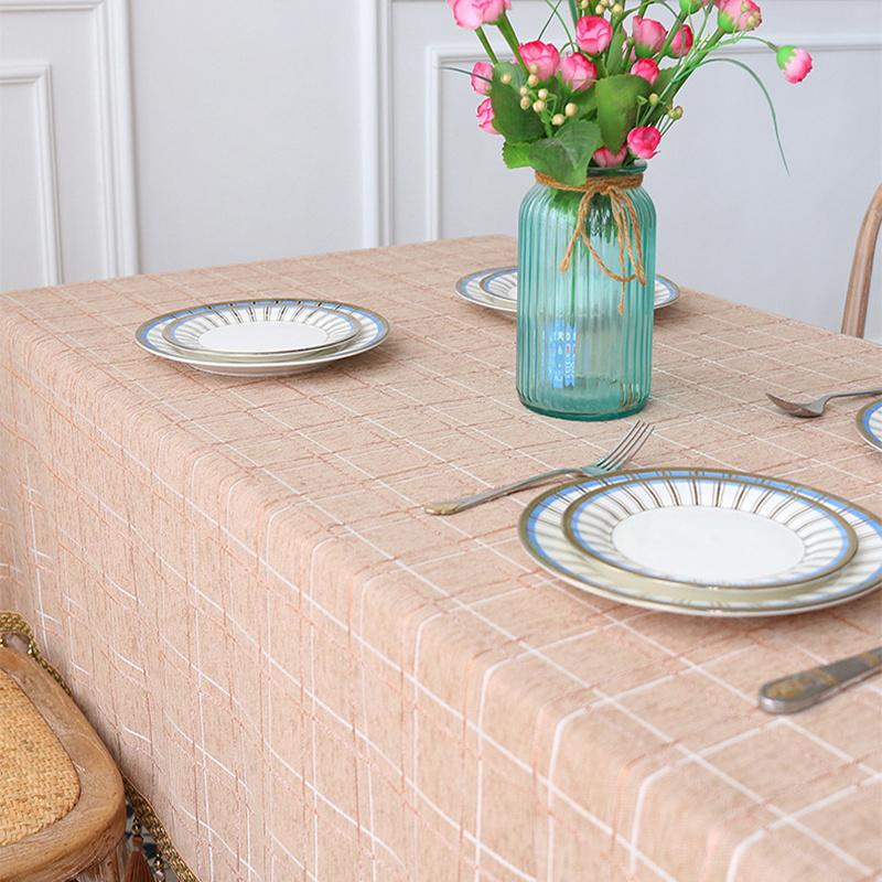 Хлопковая клетчатая жаккардовая ткань скатерть льняная прямоугольная скатерть для украшения дома с кисточками для банкета вечеринка накидка