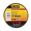 3M Scotch Flame and Arc Resistant Tape 38mm X 77 77, 6m, Black, 1-1/2"