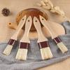 Cleaning Brush Pastry Brushes for Baking Basting Brush with Boar Bristle and Beech Wood Handle Culinary Oil Brush for Barbecue Butter Grill BBQ Sauce 
