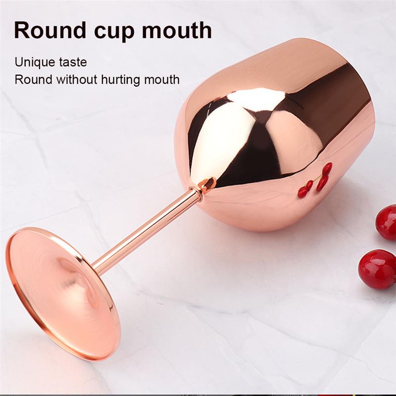 1 шт. 500 мл бокал из нержавеющей стали для шампанского, бокал для вина, коктейльный бокал, креативный металлический бокал для бара, ресторана, бокал для вина