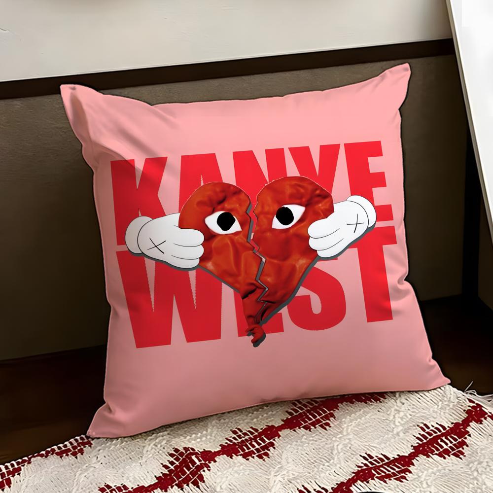 Singer KKanye Omari West Cushion Cover Reversible Soft Durable Pillow Cover Home Car MultiScene Use for Daily Comfort