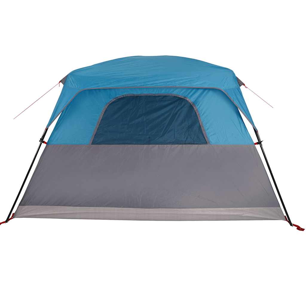 Family Tent for 6 Persons Blue Waterproof
