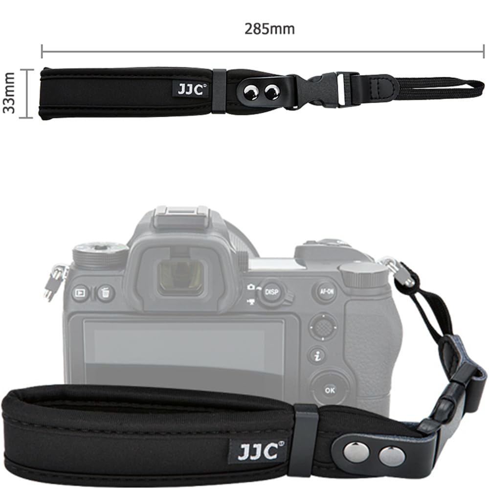 JJC Super Soft Camera Hand Strap for Nikon Coolpix and Quick and Z8, Z7, Z6, Z7II, Z6II, Z5, ZFC, ZF, Z50, Z30, D7500, D7200, D7100, D5600, D5500,