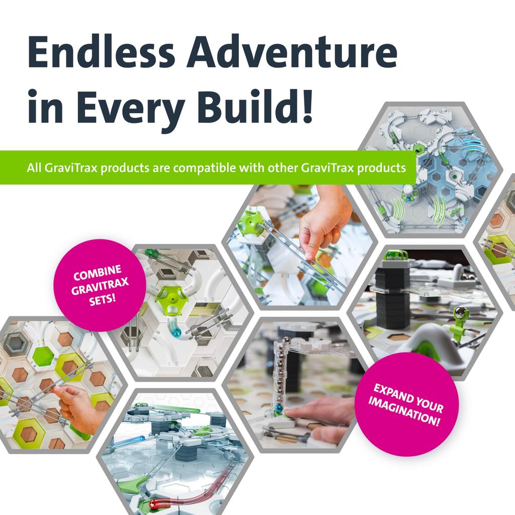 Ravensburger Marble Run (Slope Toy) GraviTrax Starter Set [124 Pieces] 22410 4 Ages 8+ [Educational Toy, Birthday/Christmas Gift]