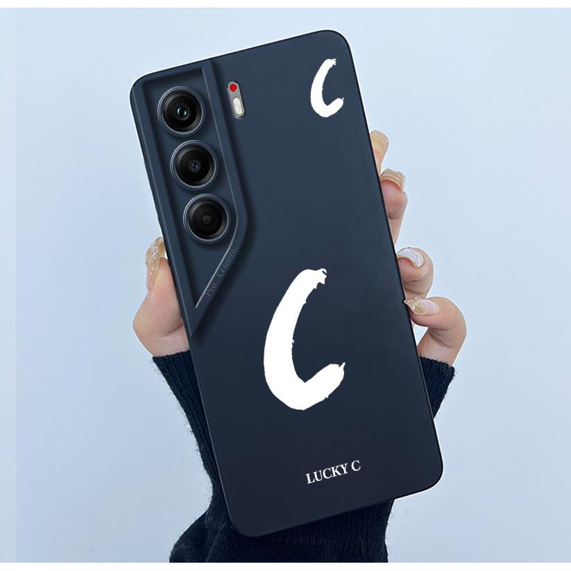 Чехол-бампер для Tecno Camon 40 Pro 4G, с lucky-буквой от A до Z, силиконовый, мягкий, для Tecno Camon40 40Pro CM5 CM6