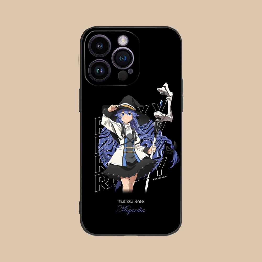 Чехол для мобильного телефона Mushoku Tensei Roxy для iPhone 17 16 15 14 13 12 11 X XR XS 8 7 Air Pro Max Plus Mini Цветной чехол Красивый