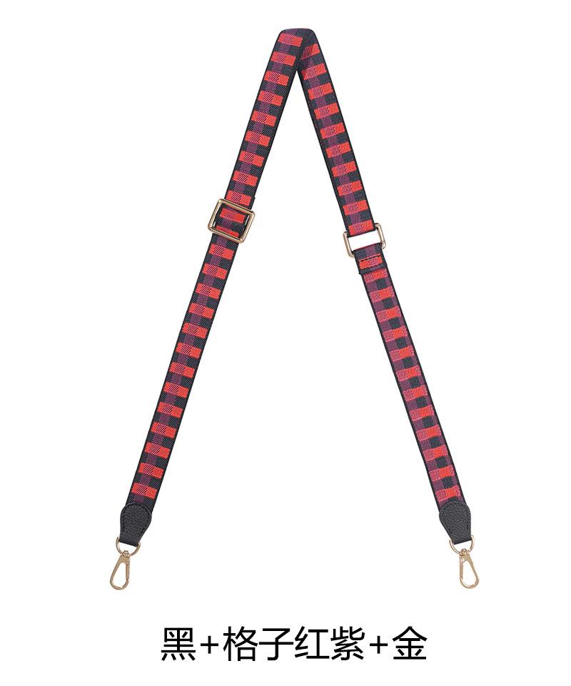 Paired With Longxiang Bag H Evelyn Lunch Box Adjustable Canvas Webbing Shoulder Strap Women's Crossbody Polka Dot DIY