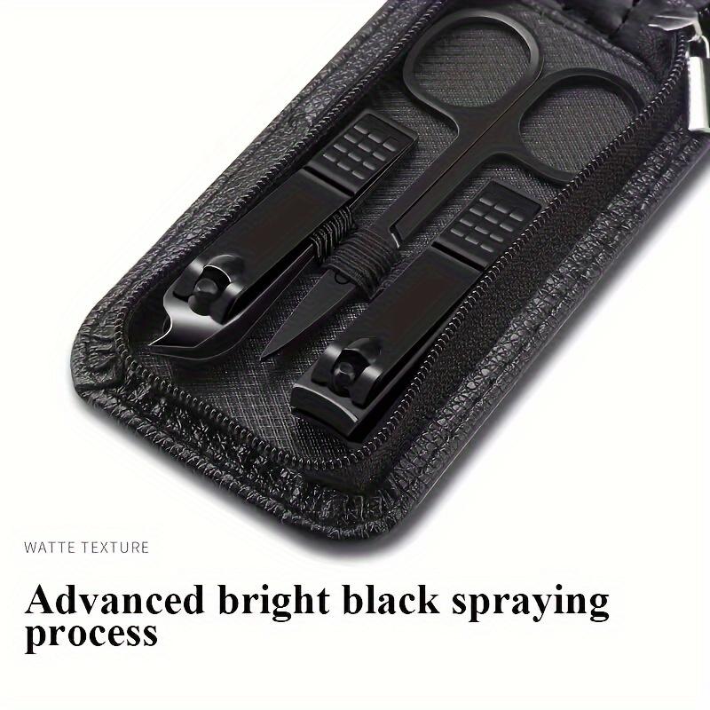 Набор для профессионального маникюра и педикюра, 6 предметов: Ножницы для ногтей из нержавеющей стали, кусачки для кутикулы, ушная ложка - Включает чехол для хранения