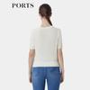 PORTS Women's Silk Blend V-Neck Knit Cardigan