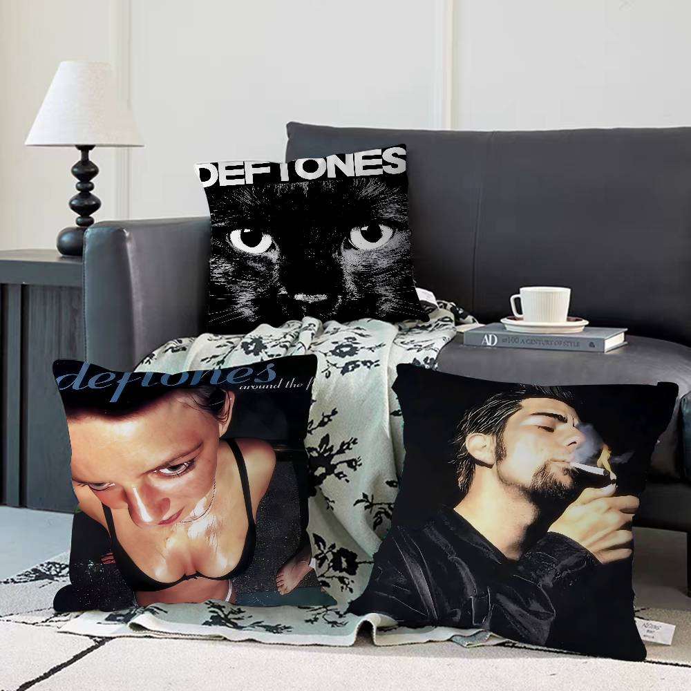 Deftones Музыкальная наволочка Чехол для диванной подушки Украшение комнаты дома Детский подарок