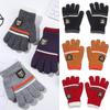 Winter Autumn Boys Girls Warm Thick Children Kids Gloves Full Finger Knitted Gloves Mittens