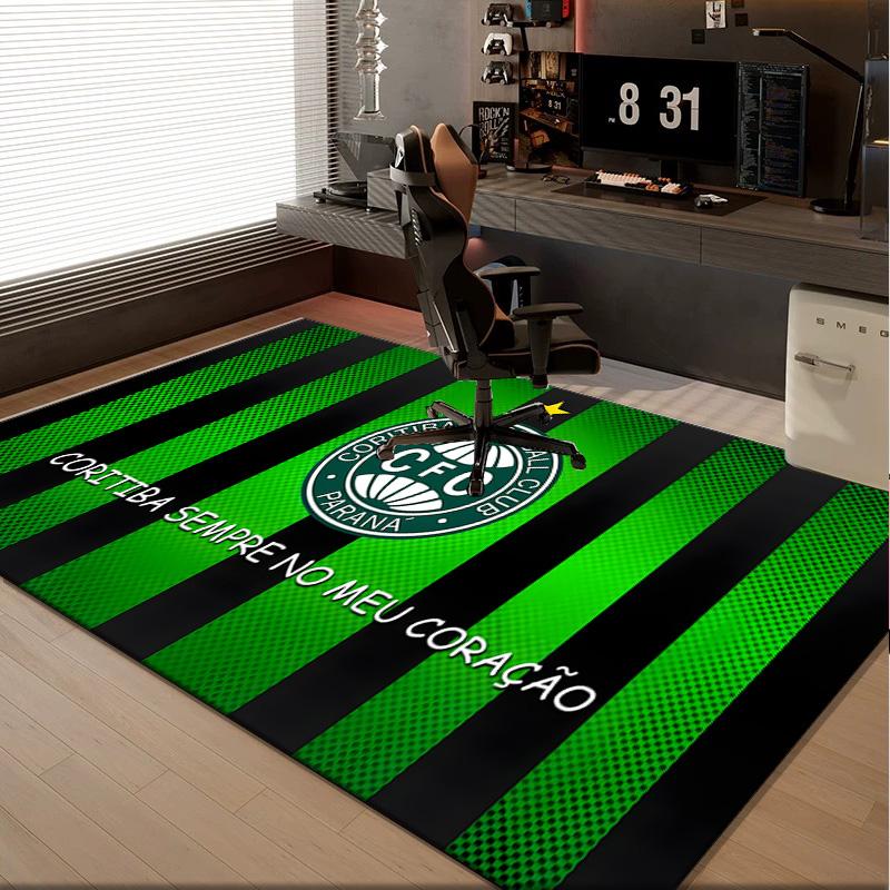 1PC rug Coritiba Football Club Return Carpet, Chair Rug,Area Rug for Office Bedroom living rooms bedroom, Doormat decor Christmas fan gifts